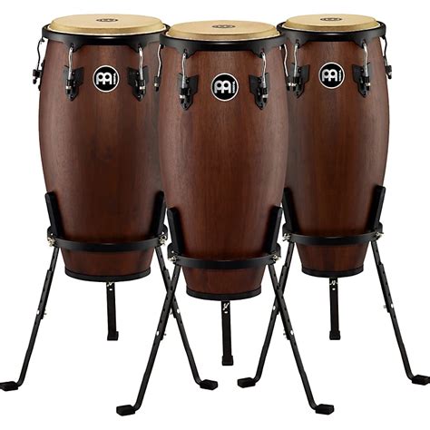 Meinl Headliner Designer 3-Piece Conga Set with Basket Stands | Music123