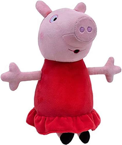 Peppa Pig Whistle N' Oink Plush Stuffed Animal Toy, Large 12" - Squeeze Peppa's Belly to Hear ...