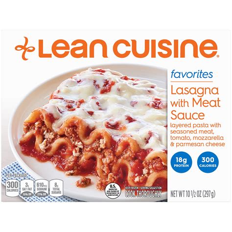 LEAN CUISINE FAVORITES Lasagna with Meat Sauce, Frozen Meal - Walmart.com - Walmart.com