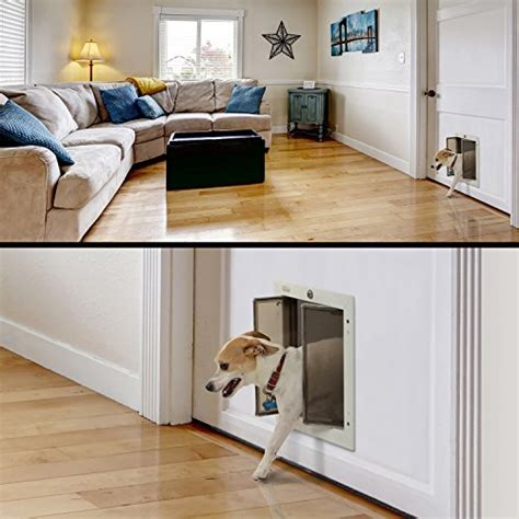 Plexidor Weatherproof Dog Doors - Energy Efficient Pet Doors with Steel Security Panel to Lock ...