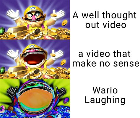 Wario Laughing is the greatest video on YouTube : r/dankmemes