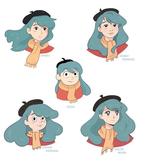 ️Fran ️ on Twitter | Cartoon character design, Anime character design, Art style challenge