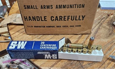 Original Smith & Wesson .44 Magnum Ammo - Vintage Ammo at GunBroker.com : 1054464804