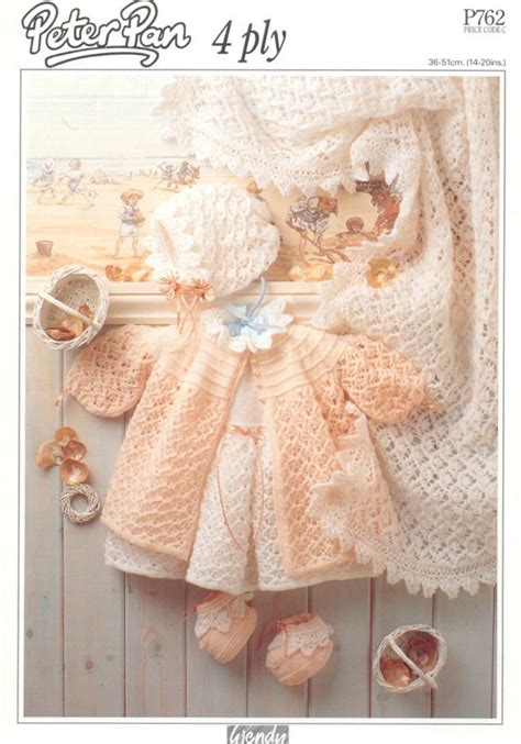 PDF Knitting Pattern for Baby Layette Set Instant Download | Etsy