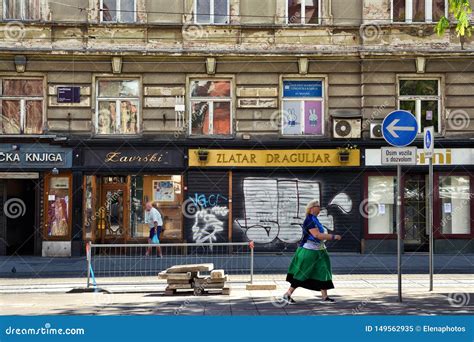 City Street View in the Old Town of Zagreb Editorial Image - Image of history, holiday: 149562935