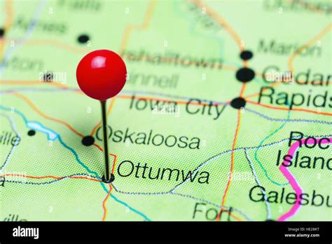 Ottumwa iowa map hi-res stock photography and images - Alamy