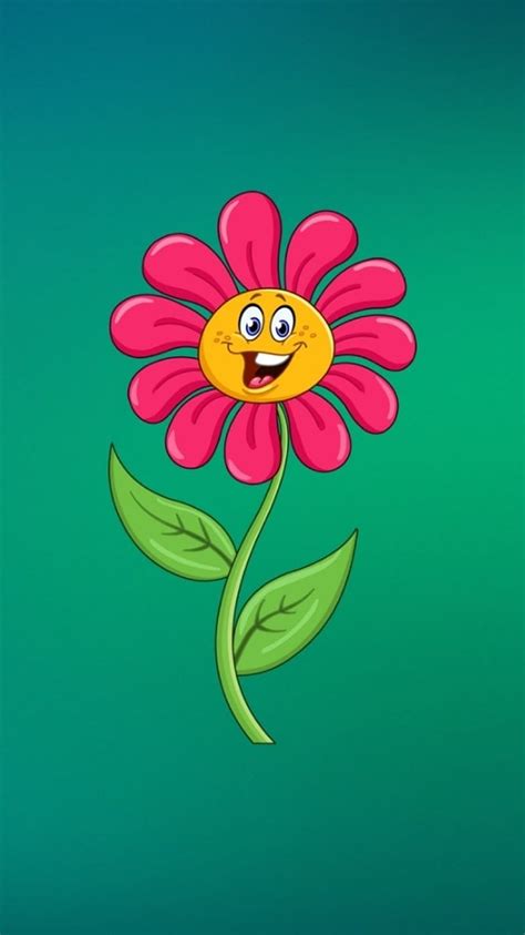 Share more than 90 cartoon flower wallpaper - in.coedo.com.vn