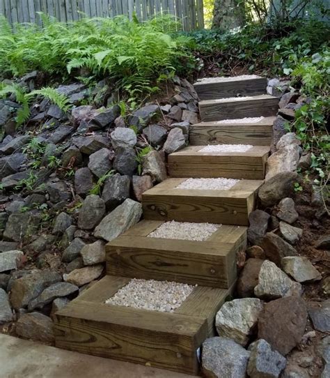 Landscape Timber Steps | Timber Step Construction | Ecoscapes