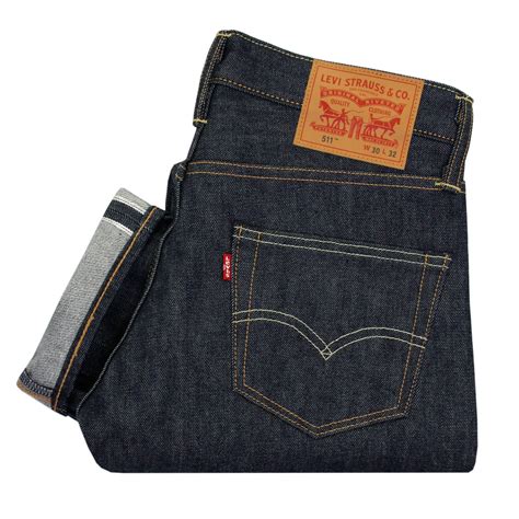 Lyst - Levi'S Levis 511 Urn Red Selvedge Denim Jeans in Red for Men