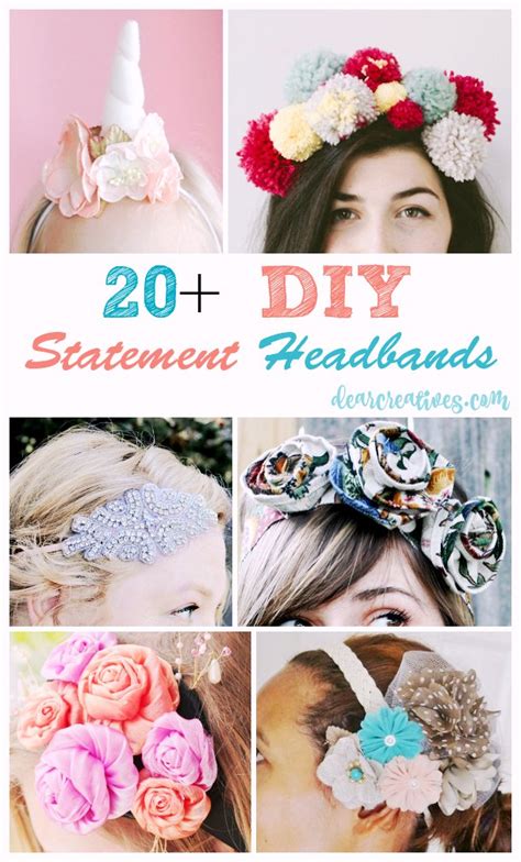 DIY Headbands: Fun And Easy DIY Statement Headbands Tutorials You'll ...