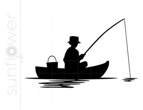 Boy Fishing Boat SVG Boy Fishing Clipart Boy Fishing - Etsy Norway