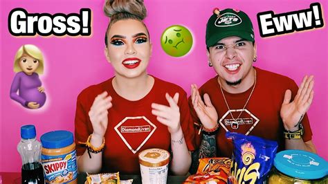 Trying *WEIRD* pregnancy cravings! - YouTube