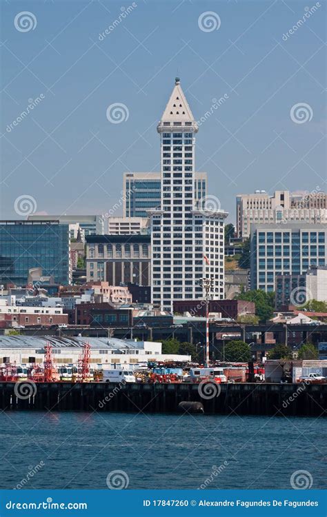 Smith Tower Seattle editorial image. Image of shore, united - 17847260