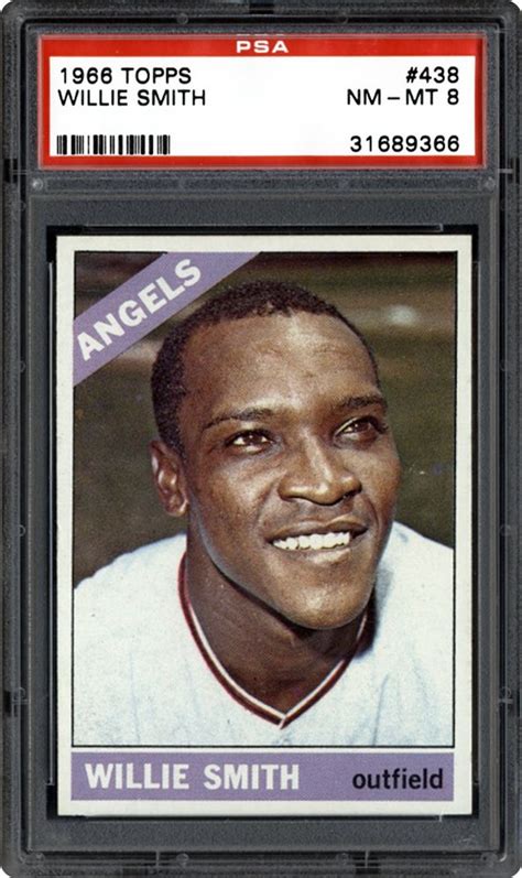 1966 Topps Willie Smith | PSA CardFacts®