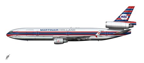 McDonnell Douglas MD-11 Retro concept Martinair by Meesj015 on DeviantArt