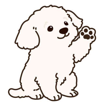 Poodle Drawing, Cute Dog Drawing, Cartoon Dog, Cartoon Drawings, Cute Drawings, Cute White ...