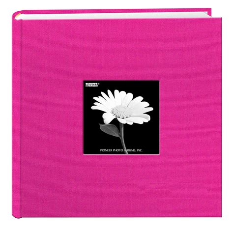 Pioneer Photo Albums Fabric Frame 200 Pkt 4x6 Photo Album, Bright Pink - Walmart.com - Walmart.com