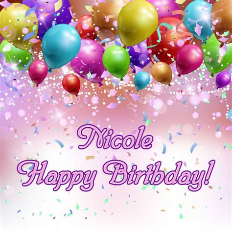 Nicole Happy Birthday to you!.