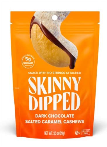 SkinnyDipped Dark Chocolate Salted Caramel Cashews, 3.5 oz - Kroger