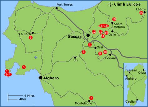 Sassari Map