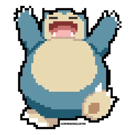 Snorlax Pixel Art Pixel Art Pixel Art Pattern Lego Art | Images and ...