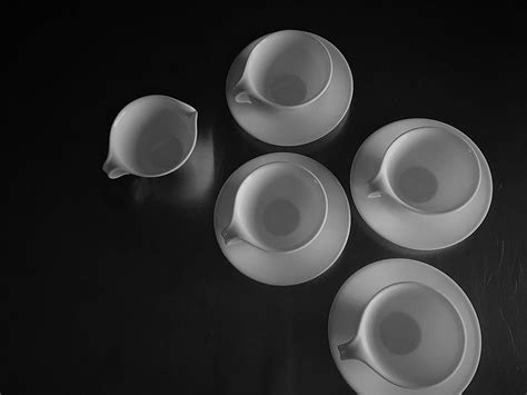 Set of 4 Vintage Corelle White Coffee Cups and Saucers With Creamer ...