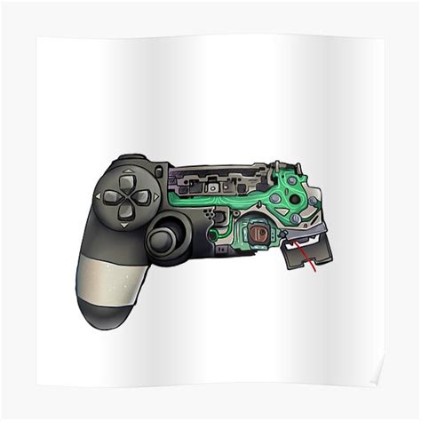 "Broken Controller" Poster for Sale by Delpieroo | Redbubble