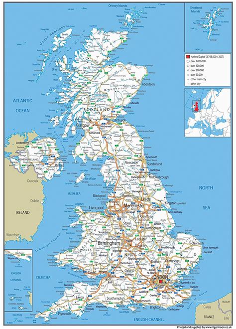 M1 Motorway Map England – secretmuseum