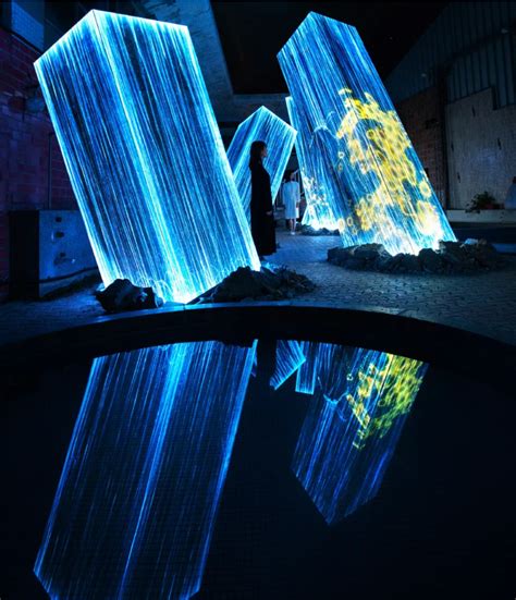 Pin by Nalaka on 2 | Light art installation, Interactive art ...