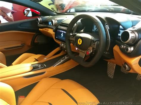 ferrari gtc4lusso launch driver side interior