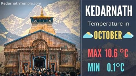 Kedarnath Temperature in October - Weather Forecast Today