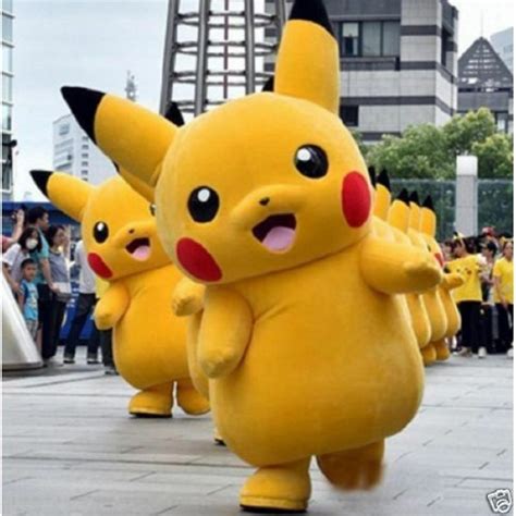 Pikachu Mascot Costume for Adult