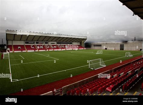 Clyde FC stock. Broadwood Stadium, stade de Clyde FC Photo Stock - Alamy