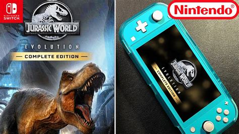 Jurassic World Evolution | Nintendo Switch Lite | Intro and Gameplay - YouTube