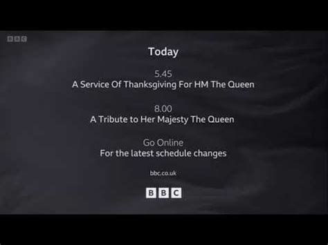 BBC One schedule changes - YouTube