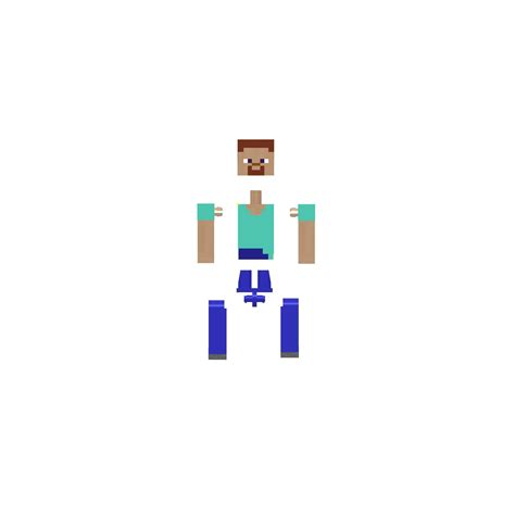 Steve from Minecraft 3D model 3D printable | CGTrader