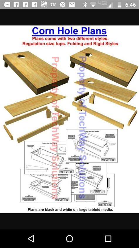 Cornhole plans | Corn hole plans, Cornhole, Corn hole diy