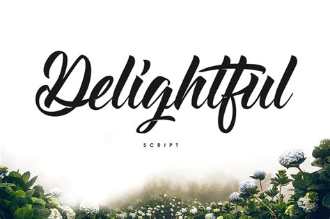 Delightful Script Font Free - Free Fonts