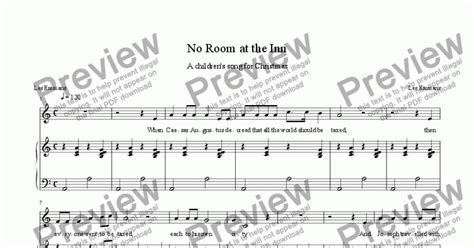 No Room at the Inn - Download Sheet Music PDF file