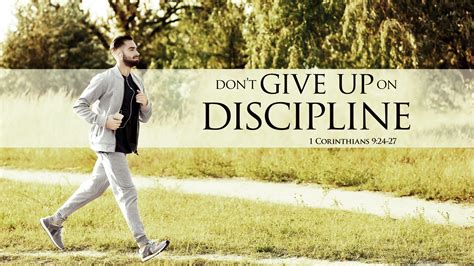 1 Corinthians 9:24-27 - Don't Give Up on Discipline - Valley Avenue Baptist Church - Falls City, NE