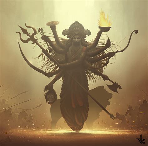 ArtStation - Godess Durga