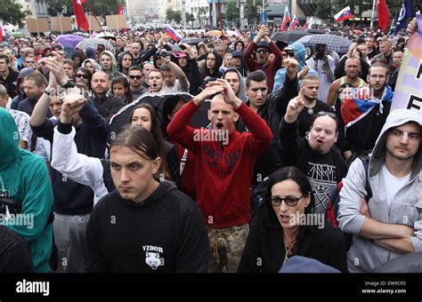 Bratislava, Slovakia. 20th June, 2015. Slovakian people take part in ...