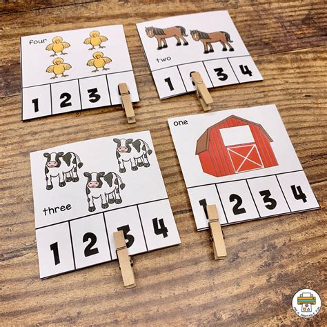 Farm Preschool Activity Pack