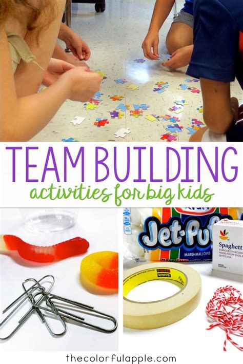 Team-Building Activities for Back to School | School team building ...