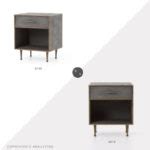 Daily Find | Burke Decor Shagreen Bedside Table - copycatchic