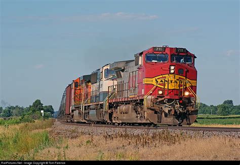 RailPictures.Net Photo: BNSF 711 BNSF Railway GE C44-9W (Dash 9-44CW) at Joslin, Illinois by Tom ...