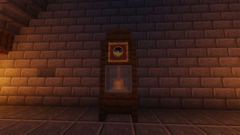 How to make a grandfather clock in Minecraft - YouTube