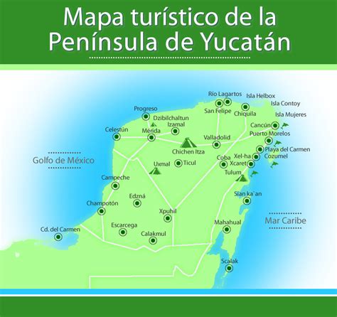 Yucatan Peninsula Map