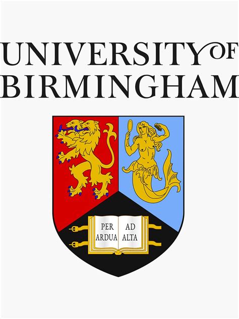 "University of Birmingham - Logo" Sticker for Sale by Darazshop | Redbubble