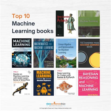 Top 10 machine learning books | Data Science Dojo